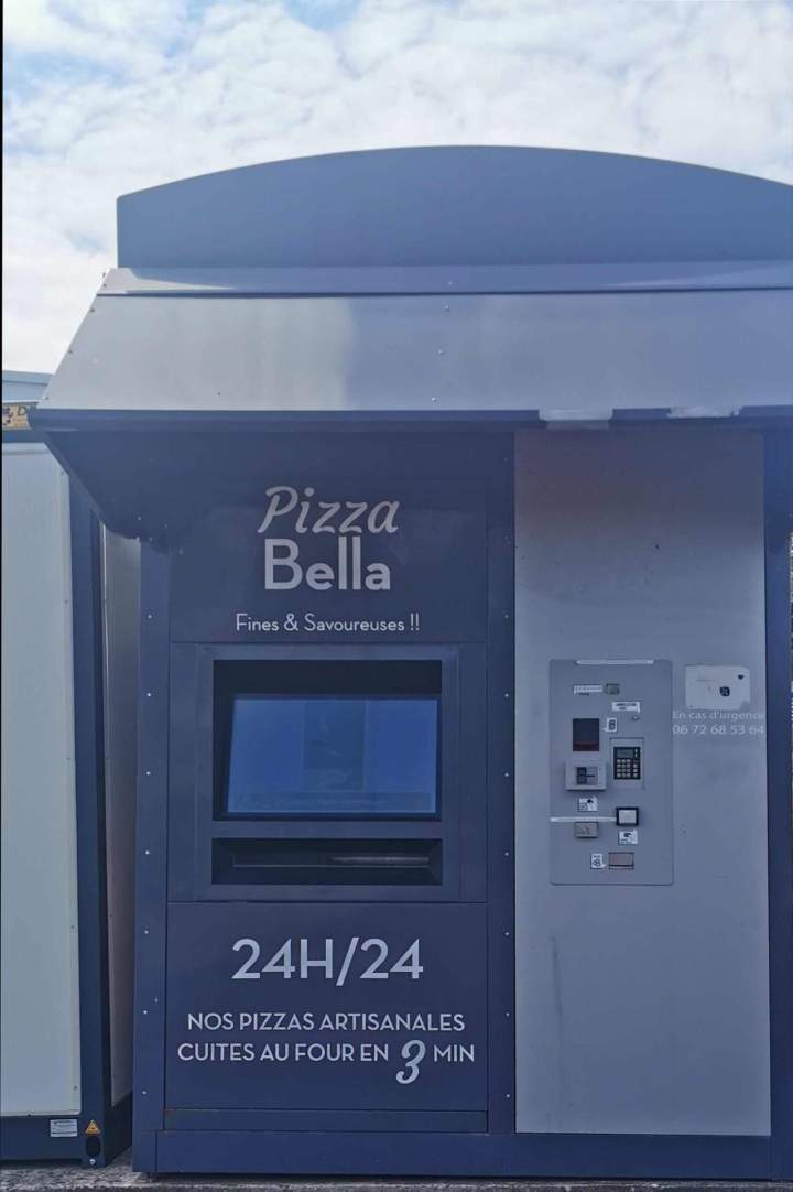 Une commande de pizzas 24h/24, 7j/7 sans attente